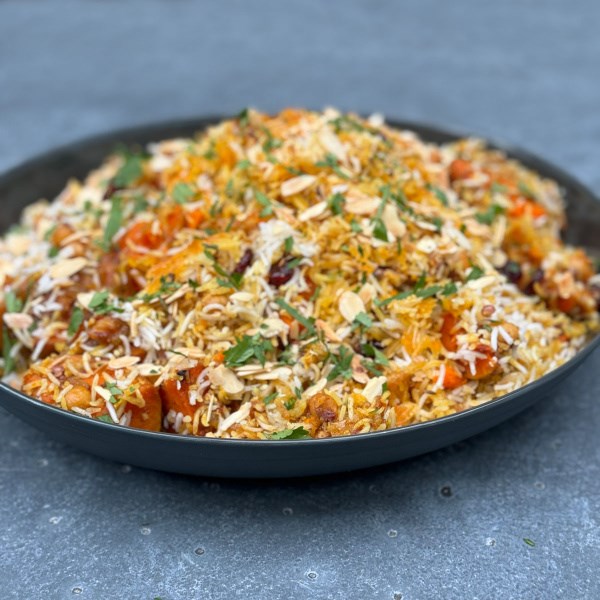 Butternut biryani