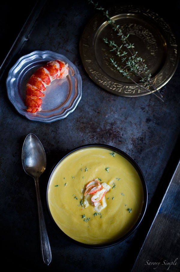 Butternut lobster bisque