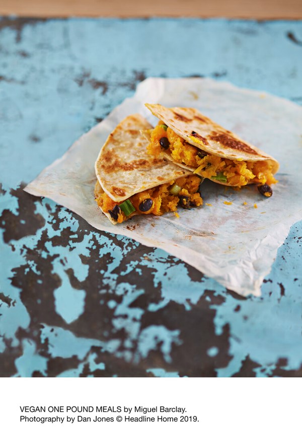 Butternut quesadilla