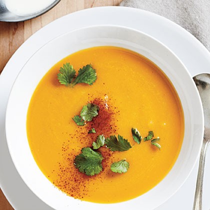 Butternut soup with coconut milk