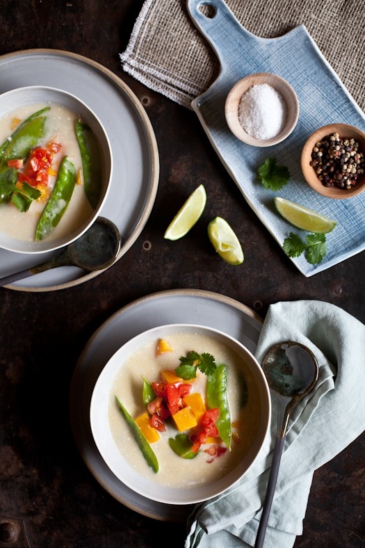 Butternut squash & coconut soup