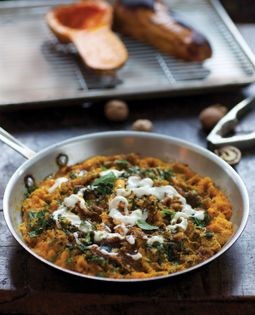 Butternut squash + kashk spread (Kashk-o kadu)