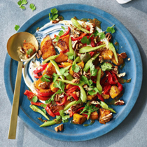Butternut squash & piquillo pepper salad