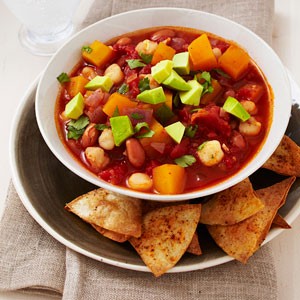 Butternut squash & tomato posole