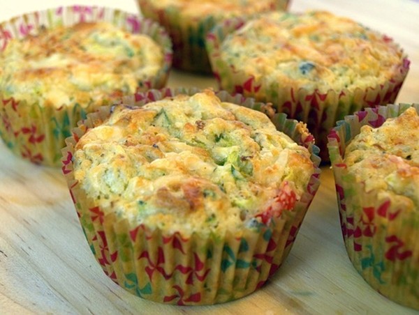 Butternut squash and apple muffins with orange glaze