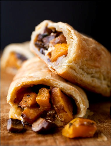 Butternut squash and mushroom Wellington
