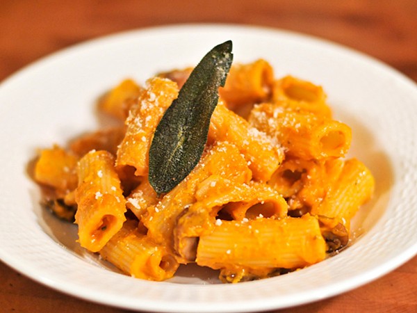 Butternut squash and sage cream sauce