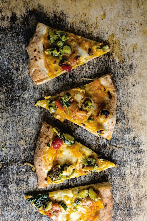 Butternut squash and smoked mozzarella pizza (Pizza del papa)