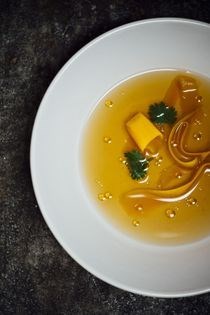 Butternut squash and tea soup