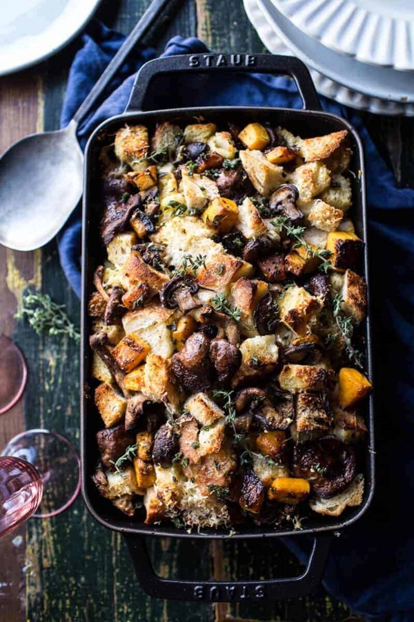 Butternut squash and wild mushroom stuffing