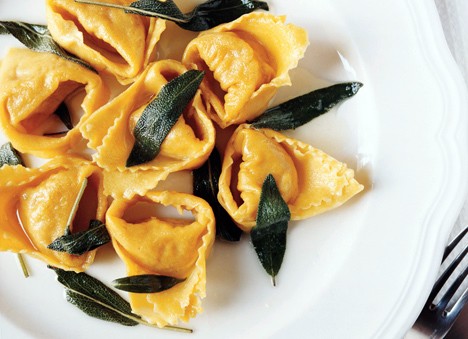 Butternut squash cappellacci with sage brown butter