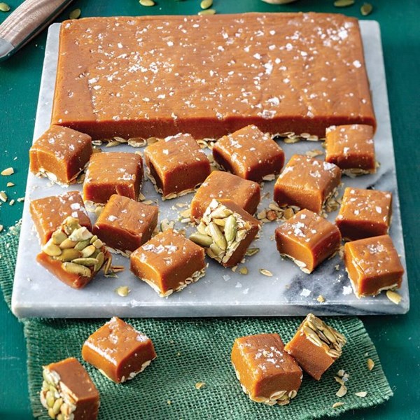 Butternut squash caramels