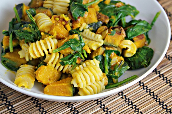 Butternut squash carbonara