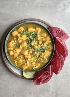 Butternut squash chana nu shak