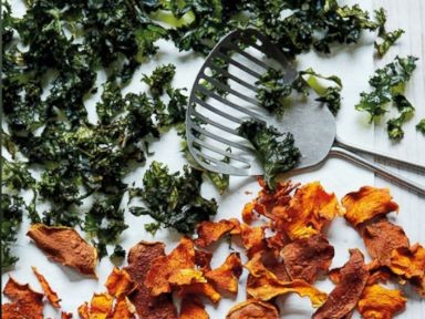 Butternut squash chips