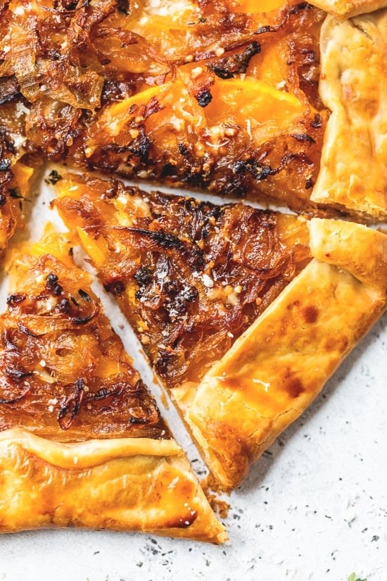 Butternut squash galette