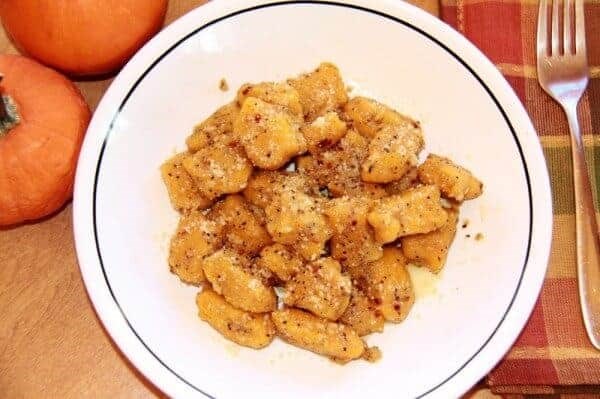 Butternut squash gnocchi