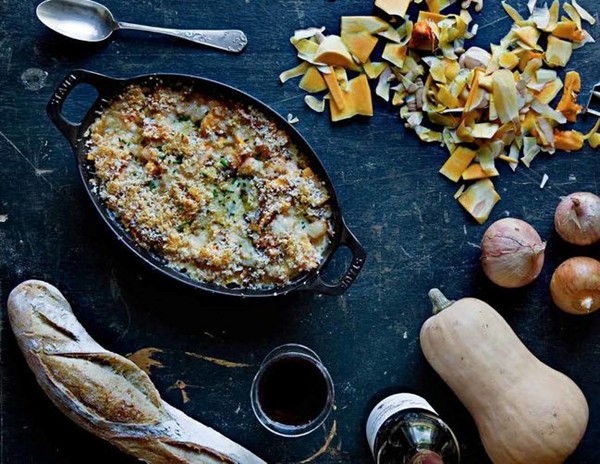 Butternut squash gratin 