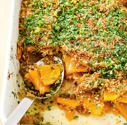 Butternut squash gratin