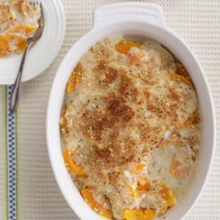 Butternut squash gratin