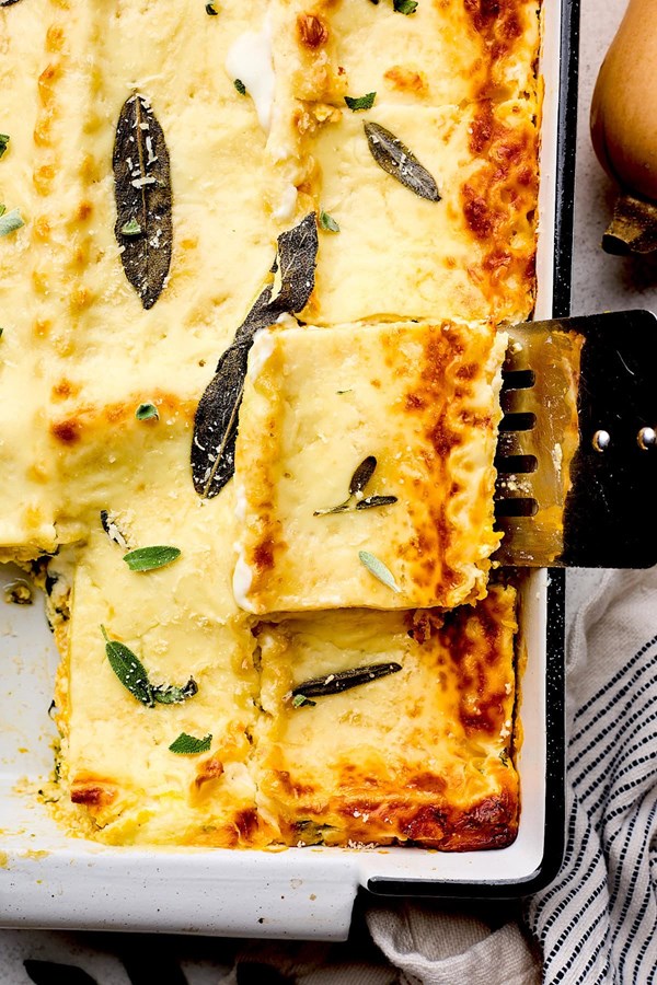 Butternut squash lasagna