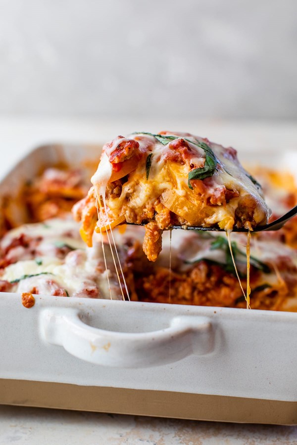 Butternut squash lasagna (no-noodle)