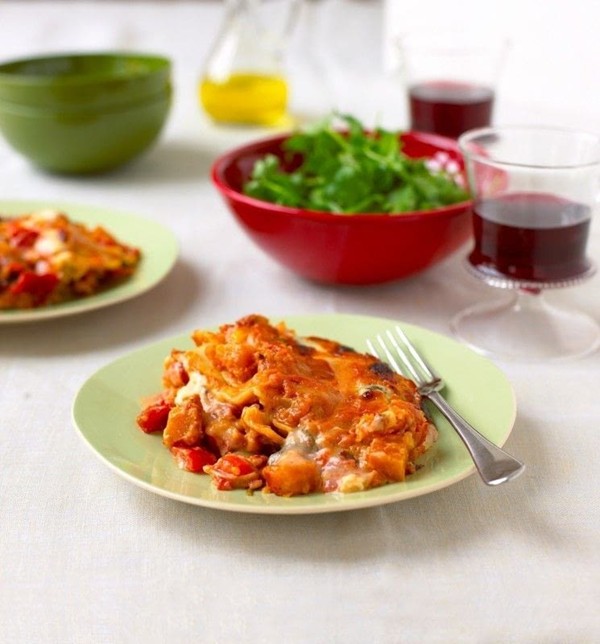 Butternut squash lasagne