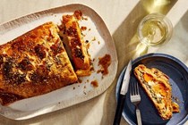 Butternut squash, leek and za'atar pie