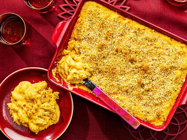 Butternut squash mac and cheese