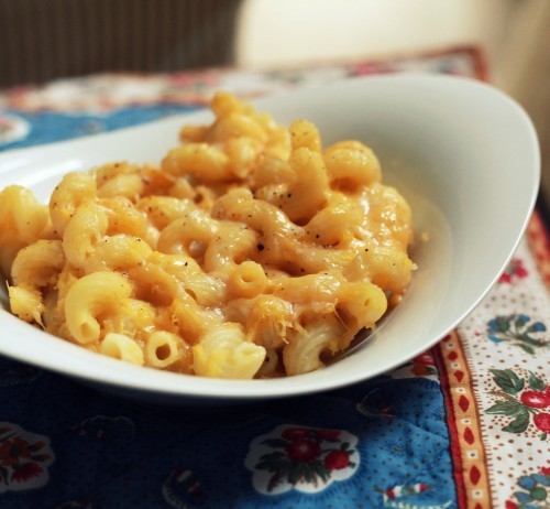 Butternut squash mac and cheese