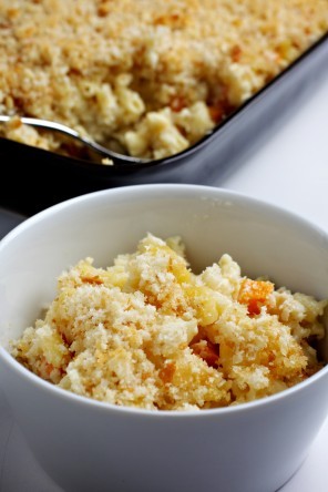 Butternut squash macaroni and cheese