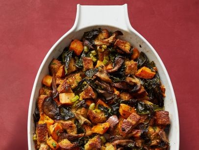 Butternut squash-mushroom stuffing