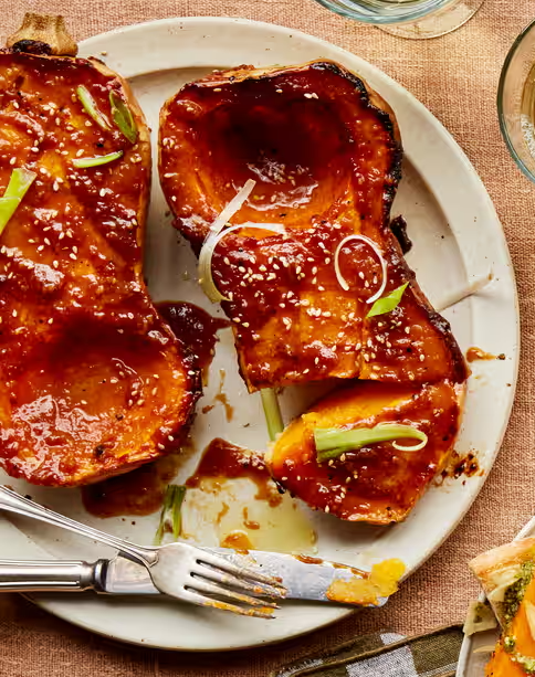 Butternut squash nasu dengaku