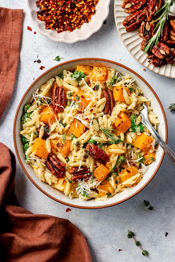Butternut squash orzo