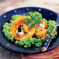 Butternut squash, pecan and feta salad