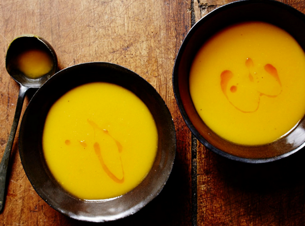 Butternut squash pepe soup