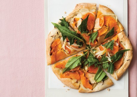 Butternut squash pizza