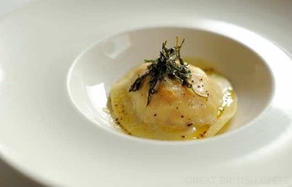 Butternut squash ravioli