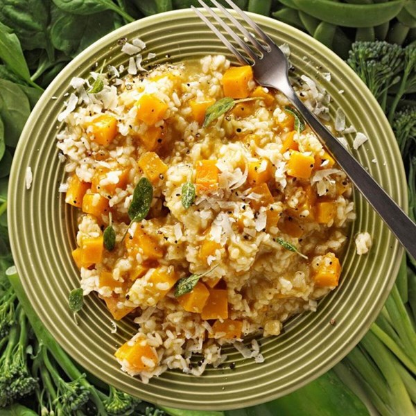 Butternut squash risotto