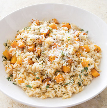 Butternut squash risotto