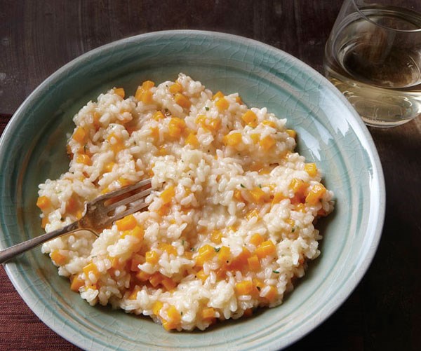 Butternut squash risotto