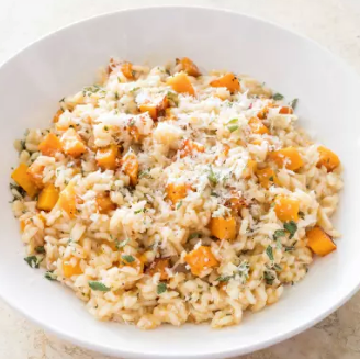 Butternut squash risotto