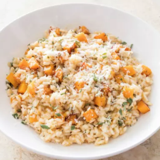 Butternut squash risotto