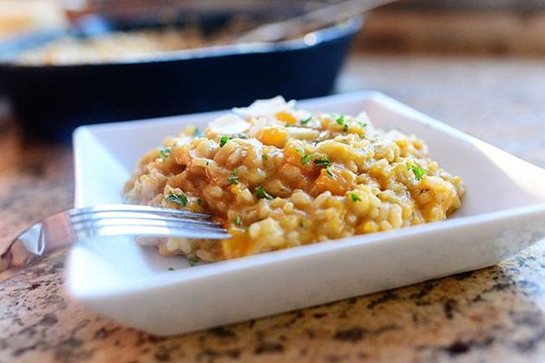 Butternut squash risotto