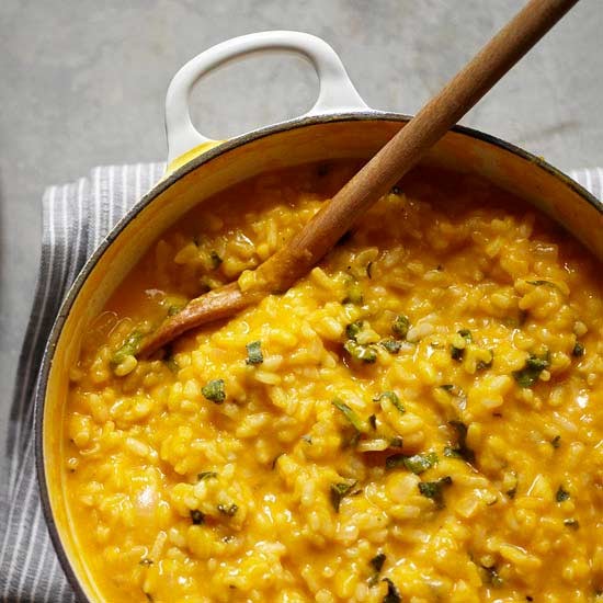 Butternut squash risotto