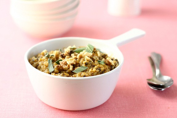 Butternut squash risotto with brown rice