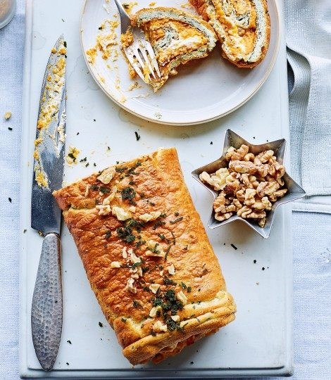 Butternut squash roulade
