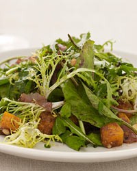 Butternut squash salad with hazelnuts