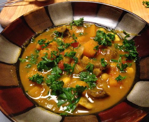 Butternut squash stew