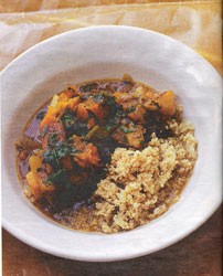 Butternut squash stew with wholegrain couscous